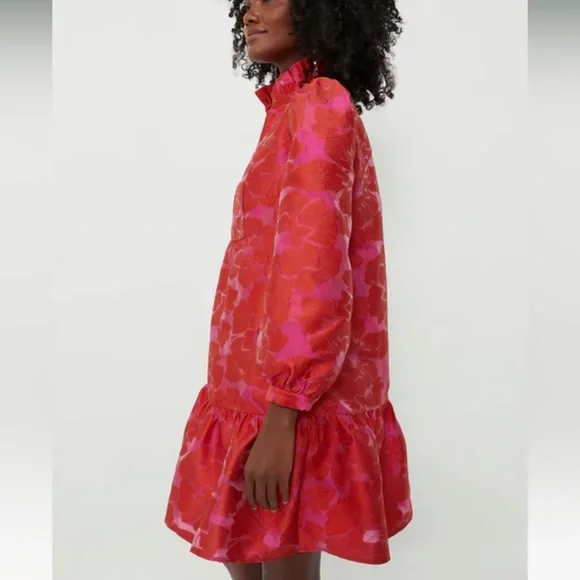 Tuckernuck Red Fil Coupe Palmerston Dress - Picture 5 of 9